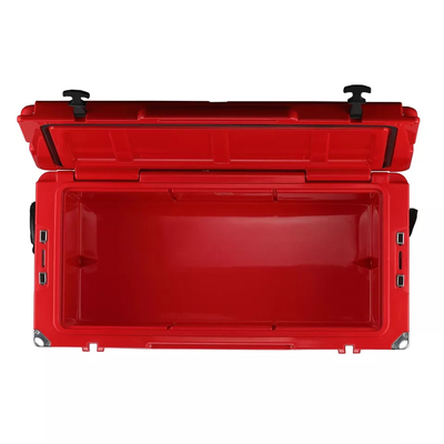 Охладитель коробки льда 135QT водоустойчивый Rotomolded пластиковый, который катят