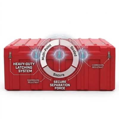 Компактный 400 мм Rotomolded Tool Box IP65 водонепроницаемый пылезащищенный LLDPE портативный корпус оборудования