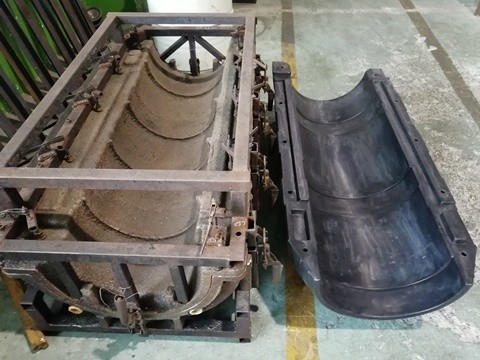 Прессформа OEM алюминиевая вращательная оборудуя пластиковую прессформу барьера движения