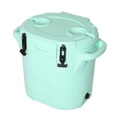 Комод льда 25L на открытом воздухе продуктов Rotomoulded располагаясь лагерем круглый