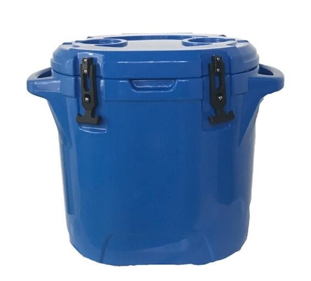 Комод льда 25L на открытом воздухе продуктов Rotomoulded располагаясь лагерем круглый