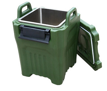 Военное 40L изолировало квадрат несущей супа Stackable с SS внутрь