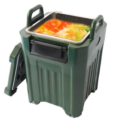 Военное 40L изолировало квадрат несущей супа Stackable с SS внутрь