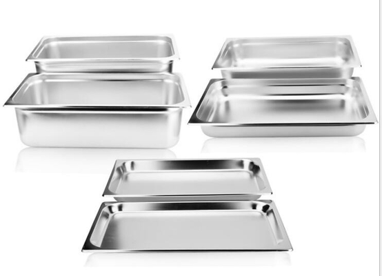 Стандарт гостиницы звезды контейнеров 5 Gastronorm нержавеющей стали SGS