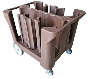 Тележка Caddy блюда NSF мобильная с ручками рассекателя двойными