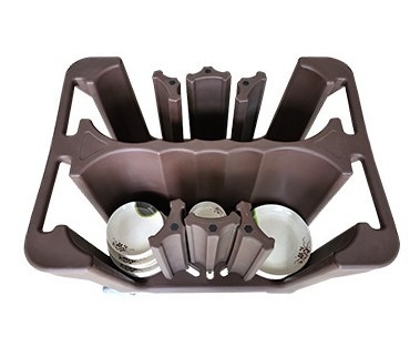 Тележка Caddy блюда NSF мобильная с ручками рассекателя двойными